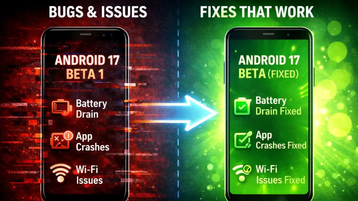 android 17 beta 1 bugs known issues complete list of