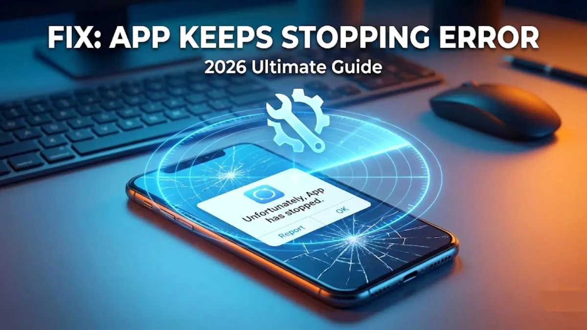 how to fix app keeps stopping error on android 2026