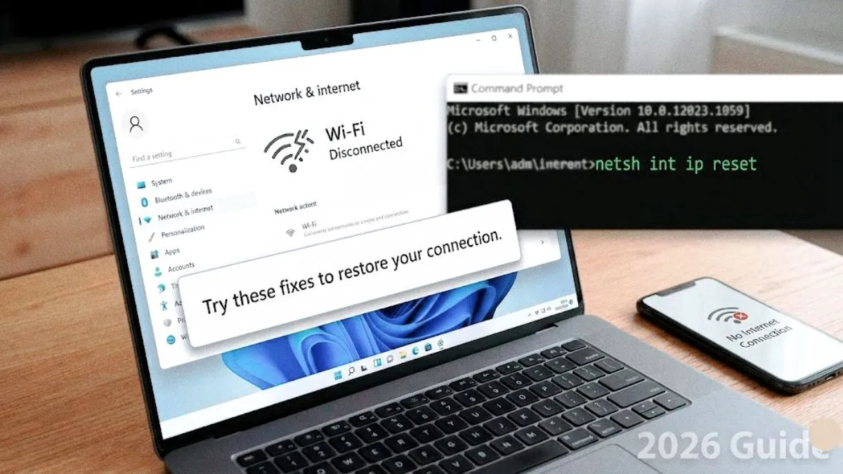 wifi keeps disconnecting on windows 11 5 minute fix